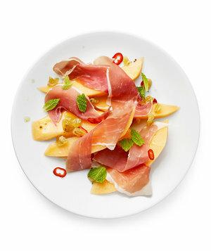 Cantaloupe Prosciutto tallrik