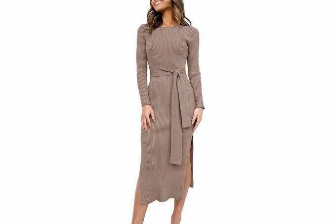Amazon ANRABESS Elegant tröja klänning för höst 2023 för kvinnor